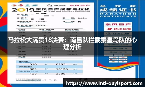 马拉松大满贯18决赛：南昌队拦截秦皇岛队的心理分析